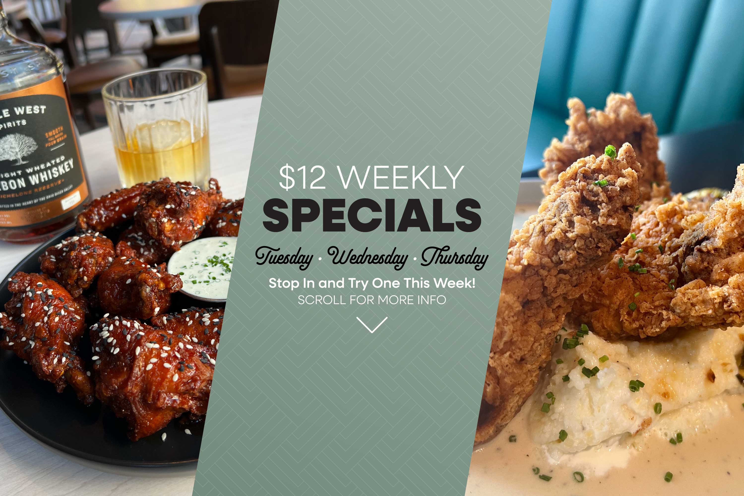 $12 Weekly Specials at Hubbard Grille